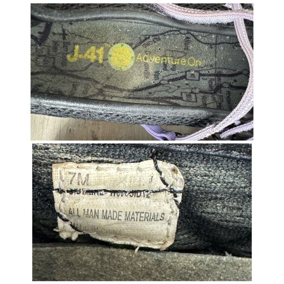 J-41 Jeep Adventure On Black Mesh Walking Shoes Comfort Slip On Women's Size 7M - Picture 7 of 11